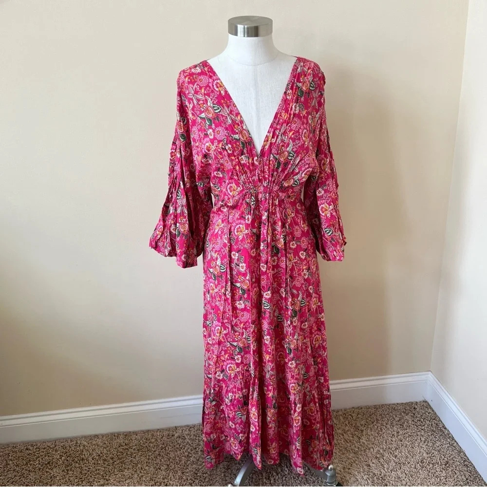 Misa Los Angeles Johanna Dress In pink Falaise Floral 17476 - Picture 7 of 15